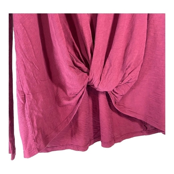 Bobi Twist Front Long Sleeve Top - Pinot NWT - Picture 2 of 6